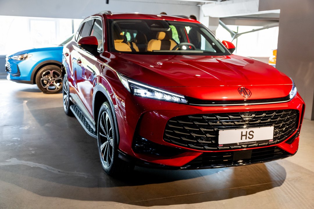 Lietuvos rinkai pristato naujuosius MG automobilius.<br>T.Bauro nuotr.