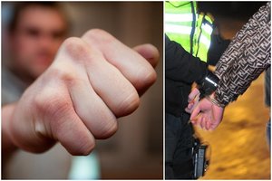 Sostinės picerijoje – smūgiai policijos pareigūnui