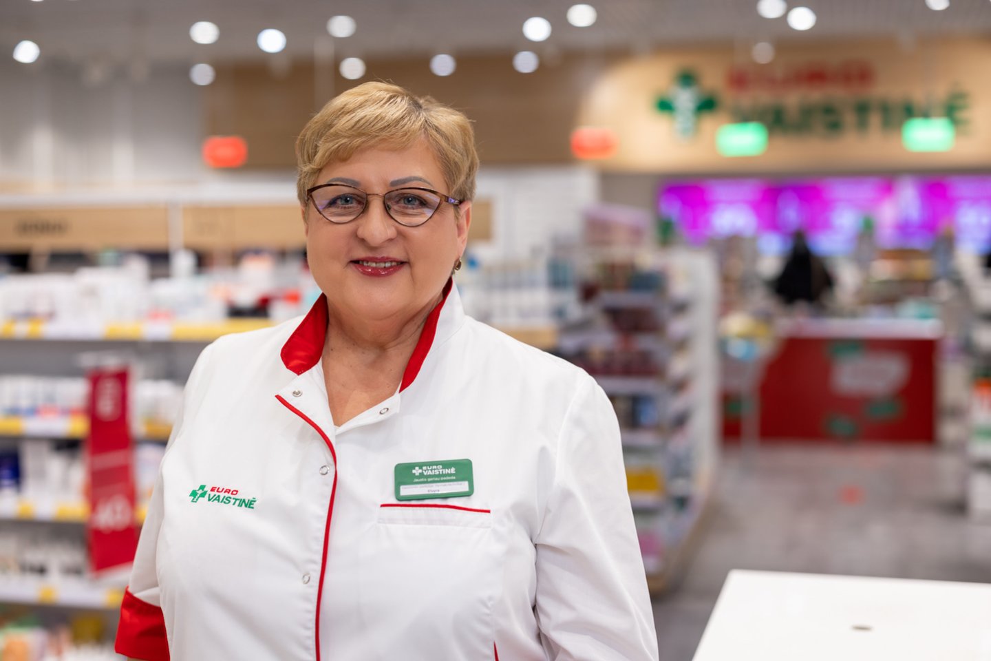 Vaistininkė Elvyra Ramaškienė<br>Pranešimo spaudai nuotr.