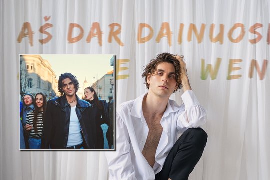 Antoine Wend pristato Vilniuje filmuotą muzikinį klipą: įprasmino žinomą „Hiperbolės“ dainą