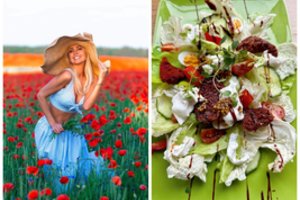 Garsios aktorės lėkštėje bulvių nerasi: pačios mėgstamiausios – lengvos ir gaivios salotos per 5 minutes