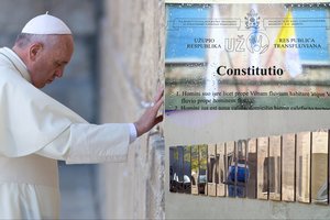 Norite prisiliesti prie popiežiaus Pranciškaus palaiminimo? Užsukite į Užupį