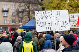 Pateikė daugiau detalių, kaip mitingui dėl NT mokesčio ruošiasi policija: stiprins pajėgas