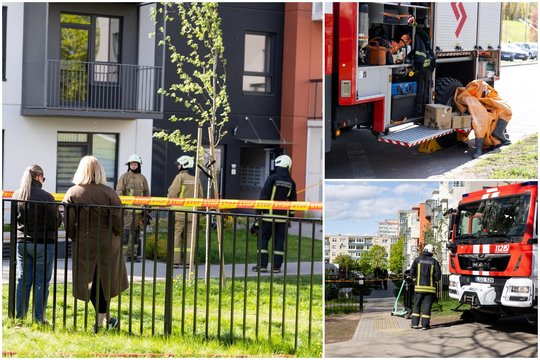 Vilniuje evakuotas daugiabutis: pasklidus įtartinam kvapui sulėkė tarnybos, buvo ieškoma apsinuodijusių žmonių
