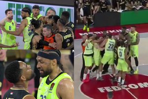 Monake – vėl aistros ir nervai: krepšininkai vos nesusimušė, pasipylė techninės pražangos