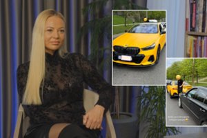 Atlikėja Mia Pilibaitytė su nauju savo BMW pateko į autoįvykį