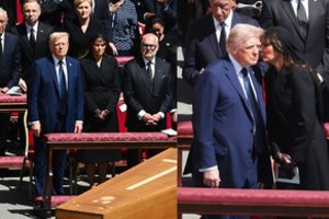 Prezidentui Donaldui Trumpui – kirčiai: kaltinamas pademonstravęs nepagarbą popiežiui