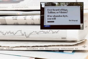 Nauja „The Telegraph“ kampanija atkreipia dėmesį į didėjančią Rusijos grėsmę Baltijos šalims
