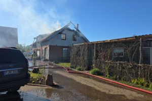 Minijoje esančioje kaimo turizmo sodyboje kilo gaisras – vienas žmogus išvežtas į ligoninę