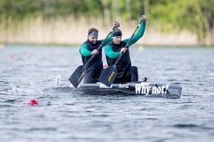 Olimpiečiai iškovojo įtikinamas pergales Lietuvos baidarių ir kanojų irklavimo taurės varžybose