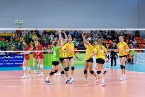 Kovingumą demonstravusios Lietuvos tinklininkės Druskininkuose nusileido bulgarėms