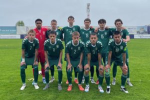 Vaikinų U16 futbolo rinktinė pripažino slovėnų pranašumą