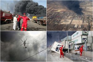 Žuvusiųjų per sprogimą Irano uoste skaičius išaugo iki 46, daugiau nei 1 000 žmonių sužeista