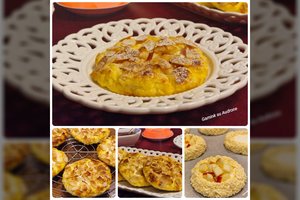 Kokosiniai varškėčiai su obuolių įdaru: tokie minkšti ir gardūs – kaip bandelės