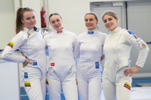 Europos U23 fechtavimo čempionate dvi lietuvės prasibrovė tarp 16 geriausiųjų