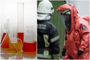 Kauno centre patalpas įsigijusios įmonės darbuotojai pastato rūsyje aptiko „siurprizą“ – ant kojų buvo sukelti gelbėtojai