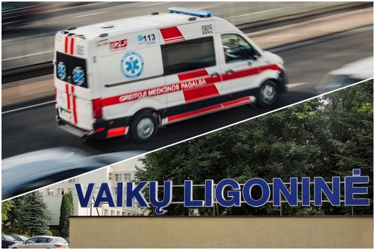 Iš nuosavo namo balkono Vilniuje iškrito 2-metė – nukrito ant pavėsinės stogo ir ritosi žemyn