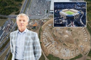A. Avulis apie įsišaldžiusias nacionalinio stadiono statybas: man kuo toliau, tuo darosi įdomiau