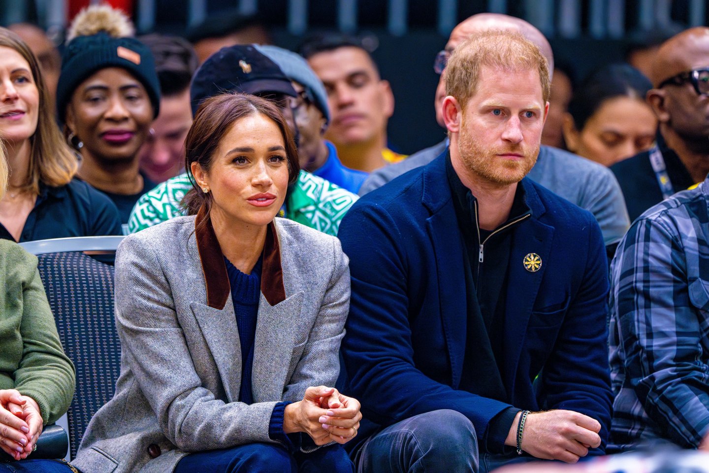 Meghan Markle ir princas Harry.<br>Dutch Press Photo/Cover Images/ Scanpix nuotr.