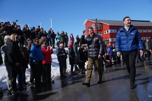 Politinis signalas D. Trumpui: Grenlandijoje lankosi Danijos karalius