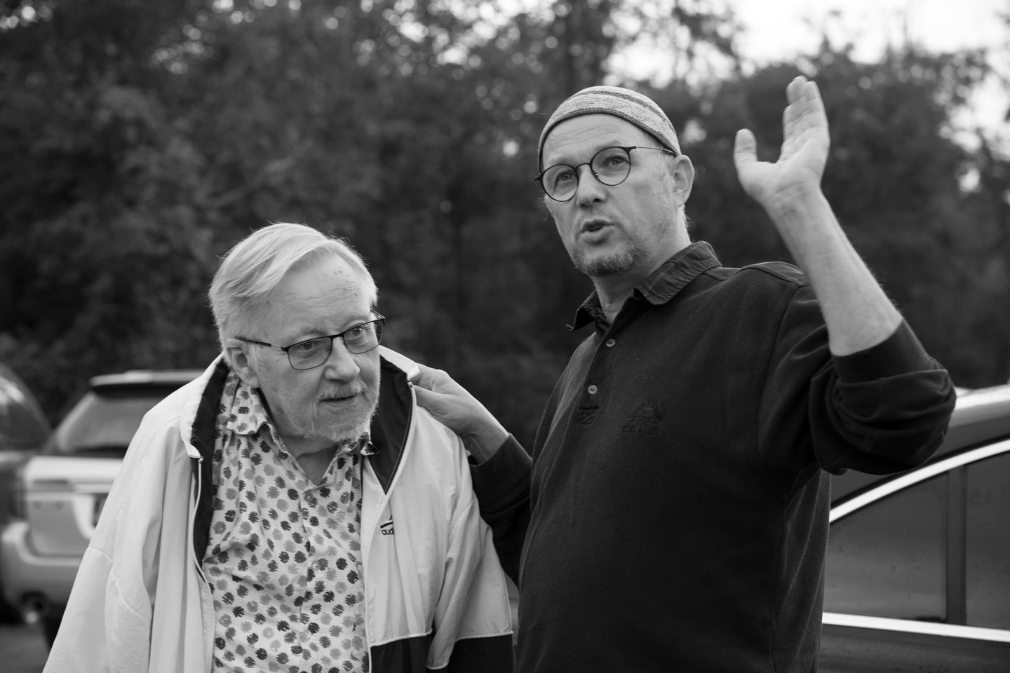 Vytautas V.Landsbergis su tėčiu V.Landsbergiu.<br> Asmeninio archyvo nuotr.