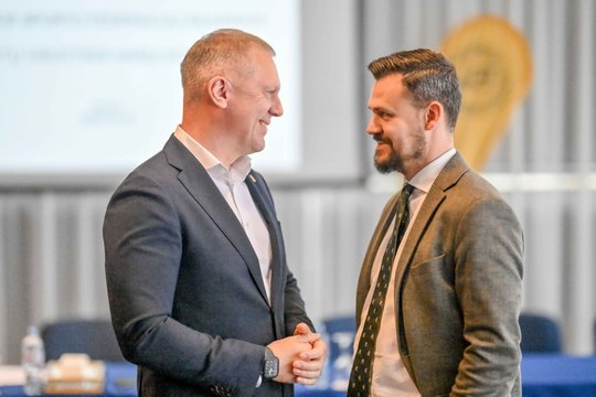 LSFS prezidentu perrinktas D. Šaluga – organizacija dėl sporto padėties kreipėsi į G. Nausėdą