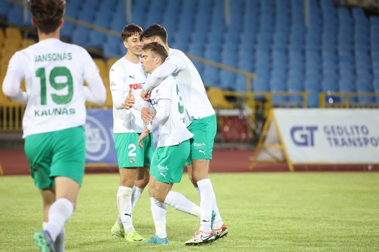 „Kauno Žalgirio“ futbolininkai žengė į kitą LFF taurės etapą