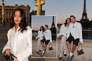 Nuotraukas iš Paryžiaus su L. Griciumi paviešinusi K. Meschino sulaukė išskirtinio dėmesio: sureagavo ir jos mama