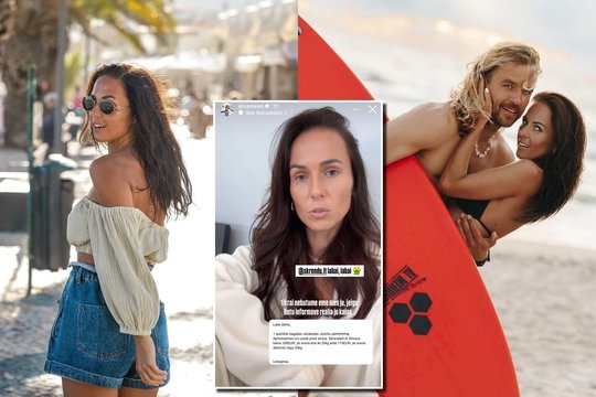 Su mylimuoju į kelionę išsiruošusi Ieva Swan oro uoste pasijautė apgauta: išgirdusi sumą neteko amo