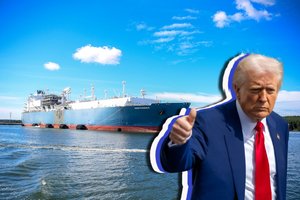 D. Trumpo planai gali atsisukti prieš jį patį: europiečiai bijo išaugsiančių amerikietiškų dujų kainų