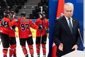 Ledo ritulininkams – ir Gitano Nausėdos sveikinimas: „Viskas bus h'okey“