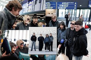 Į „Euroviziją“ išlydėtas „Katarsis“ – apie lūkesčius ir sceninį profesionalumą: „Esame ramūs“