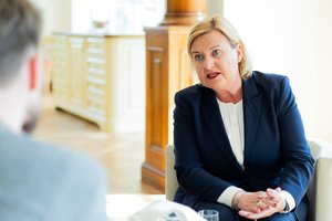 Vokietijos kariuomenės ombudsmenė įvertino padėtį, kurioje atsidūrė Lietuva: turime aiškiai parodyti, koks pavojus mums gresia