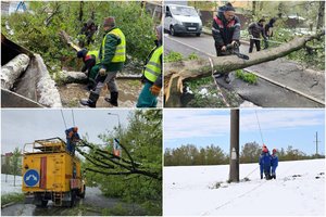 Maskvos srityje – didžiausia avarija per 15 metų: tūkstančiai žmonių antrą dieną neturi elektros