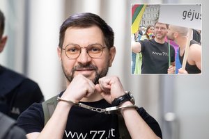 Už T. V. Raskevičiaus bučinį A. Kandrotas-Celofanas sieks prisiteisti 1 mln. eurų