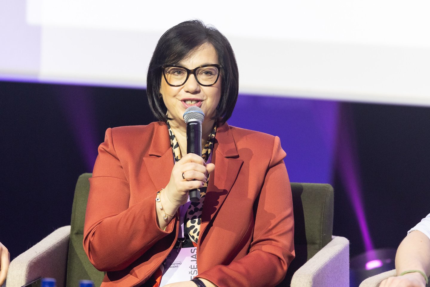 Švietimo, mokslo ir sporto ministrė R. Popovienė.<br>T.Bauro nuotr.