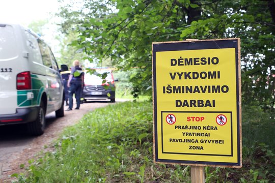 Nemuno pakrantėje Kaune aptiktas sprogmuo