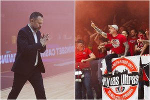 Naująją kaimynų teritoriją užkariavęs G. Žibėnas įvertino „Ryto“ sirgalių kultūrą