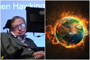 Stephenas Hawkingas prognozavo Žemės žlugimo datą – virs ugnies kamuoliu