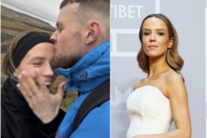 Komikė Laura Dragūnaitė Islandijoje susižadėjo su mylimuoju