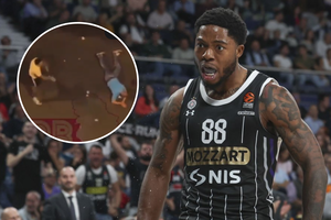 Skandalas Serbijoje – „Partizan“ krepšininkai viduryje nakties gatvėje įsivėlė į muštynes