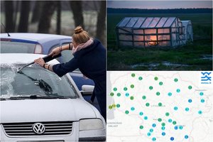 Praėjusią naktį kaustė negailestingos šalnos: temperatūra siekė beveik -10 laipsnių