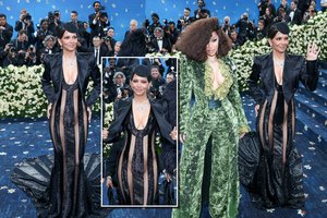 Perregima suknele „Met Gala“ pasipuošusi 58-erių H. Berry pozavo be apatinių: akį rėžė apnuogintos grožybės