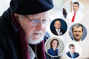 „Šlykštu tai matyti“: V. Landsbergio klausimas supriešino Seimo narius – skriejo įžeidimai ir kaltinimai