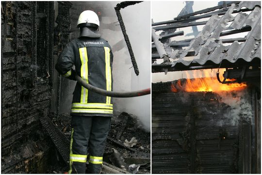 Per gaisrą Kaišiadorių rajone žuvo žmogus