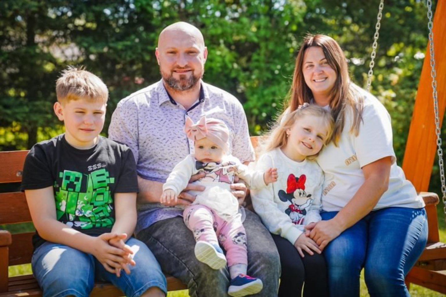 Paklausta, kaip atrodo jų kasdienybė, daugiavaikė mama paaiškino, kad šeimoje – viskas griežtai. Visi turi pareigas ir laikosi taisyklių.<br> Ž.Večiorkutės nuotr.