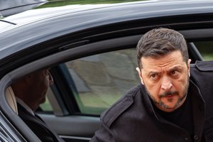 V. Zelenskis pasveikino F. Merzą tapus naujuoju Vokietijos kancleriu