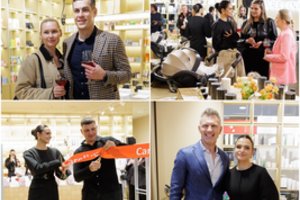 Į Ievos ir Rolando Mackevičių parduotuvės atidarymą rinkosi išsipustę garsūs bičiuliai