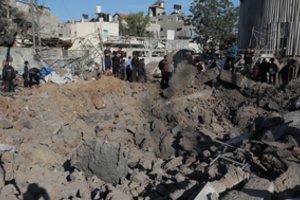 Gazos Ruožo gelbėtojai tvirtina, kad per Izraelio smūgį žuvo penki žmonės