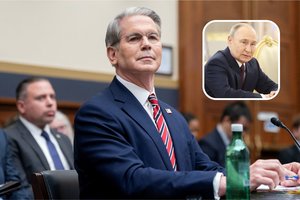 JAV iždo sekretorius pareiškė, kad V. Putinas – karo nusikaltėlis, ir prabilo apie „taikos“ derybas